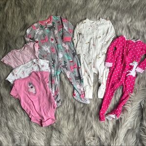 12m PJ and Onesies bundle